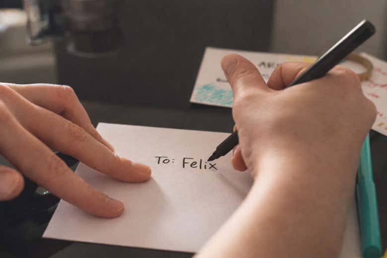 Escribiendo una carta a vuestros artistas favoritos