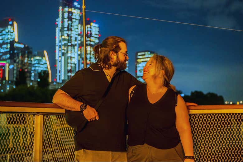 Observando o horizonte de Seul