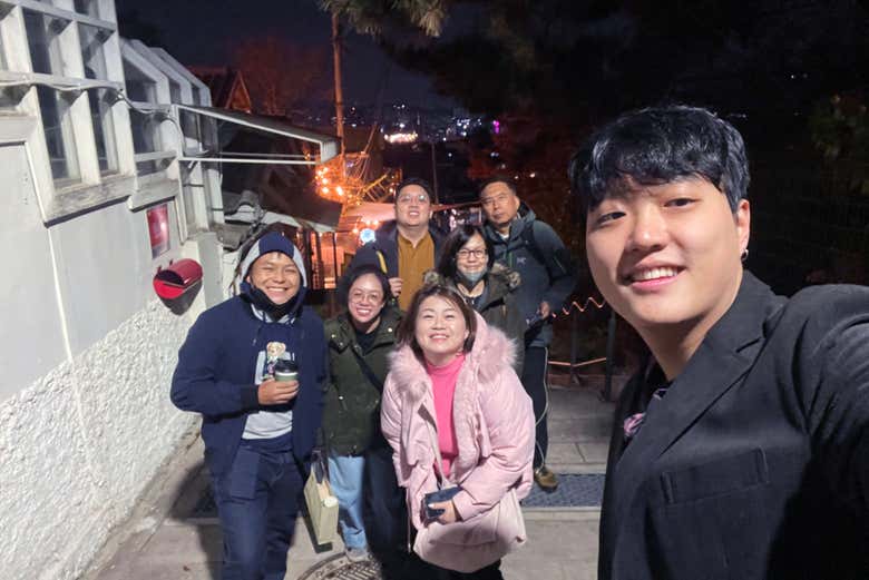 Disfrutando del tour