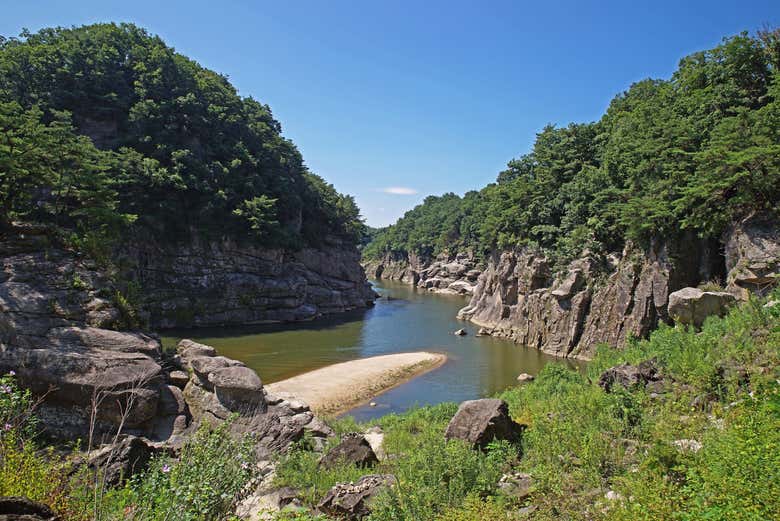 Paisajes del río Hantan