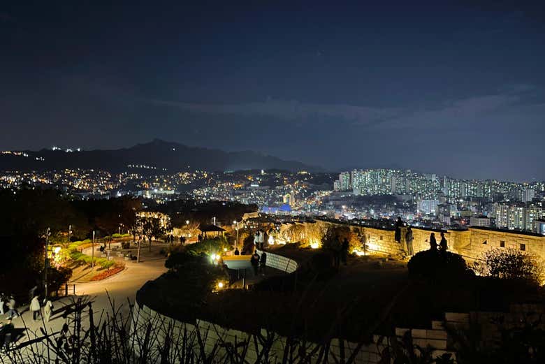 Preciosa vista panorámica de la ciudad