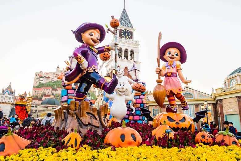 Praça principal de Everland