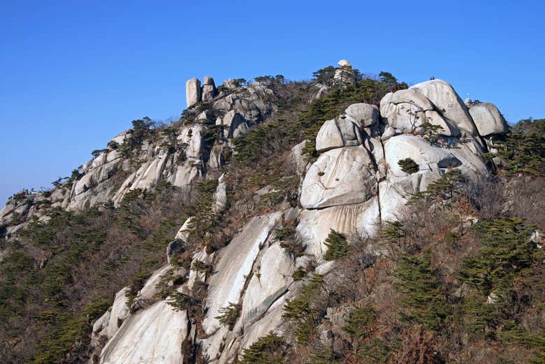 Formations rocheuses du mont Inwangsan