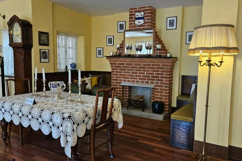 Comedor de la casa Dilkusha de Seúl