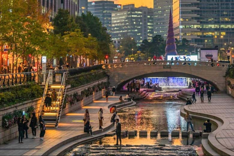 Il parco Cheonggyecheon Stream