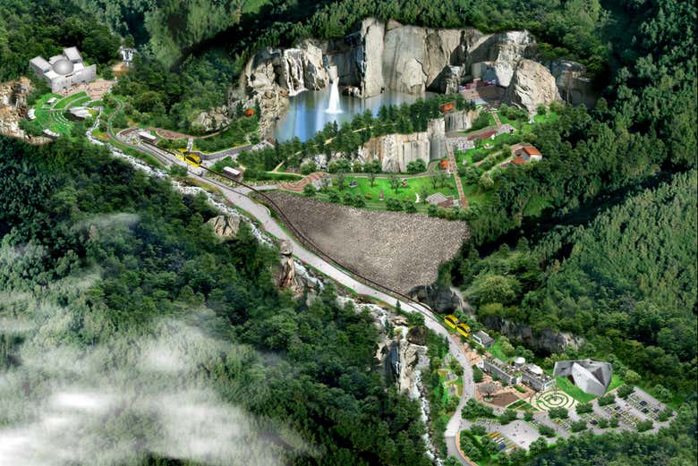 Vista aérea en Pocheon