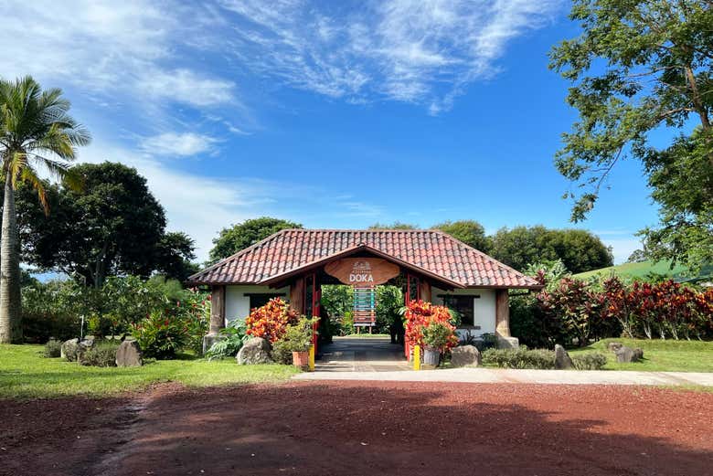 Entrada da Hacienda Doka