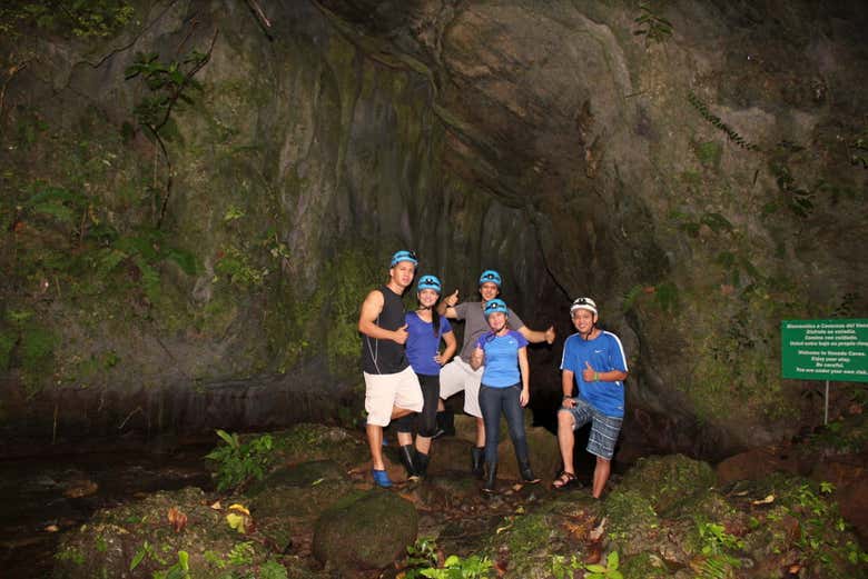 L'entrée des grottes de Venado