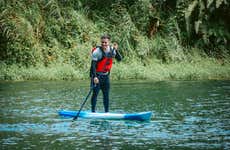 Paddle Surfing on Lake Arenal