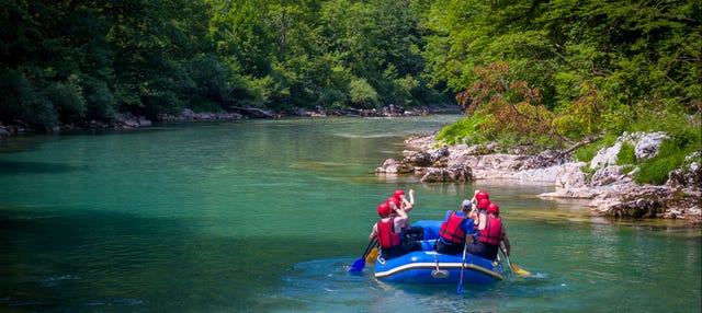 Rafting y rápel en el río Balsa