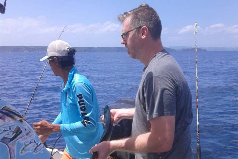 Pesca deportiva en Playas del Coco