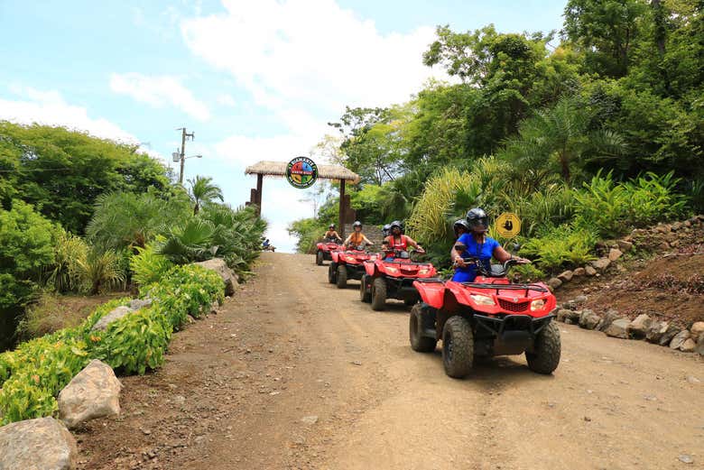 Recorriendo el Parque en Quad