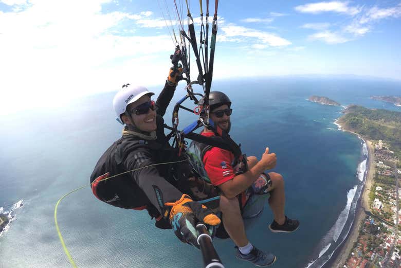 Flying over Costa Rica