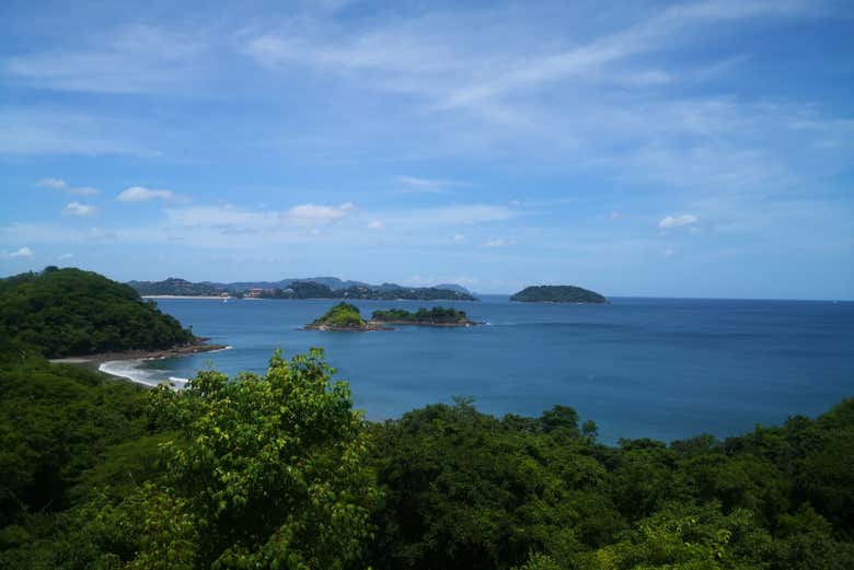 Panorámica del lago Arenal