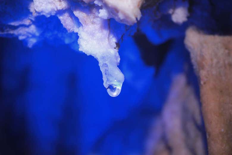 Interior de las cavernas