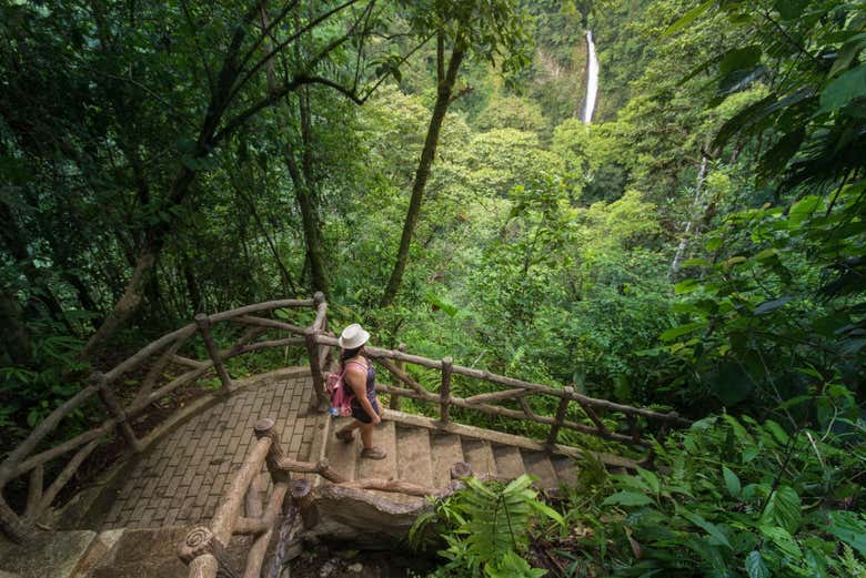 Senderismo por la catarata