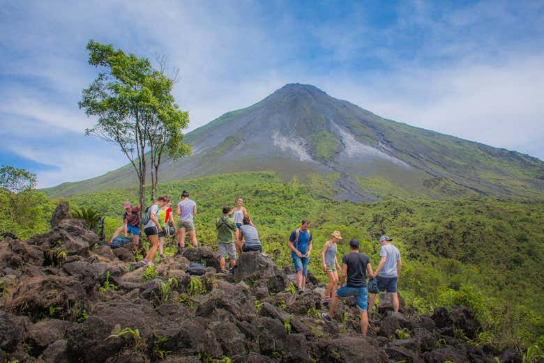 Recorriendo el Parque Nacional Arenal