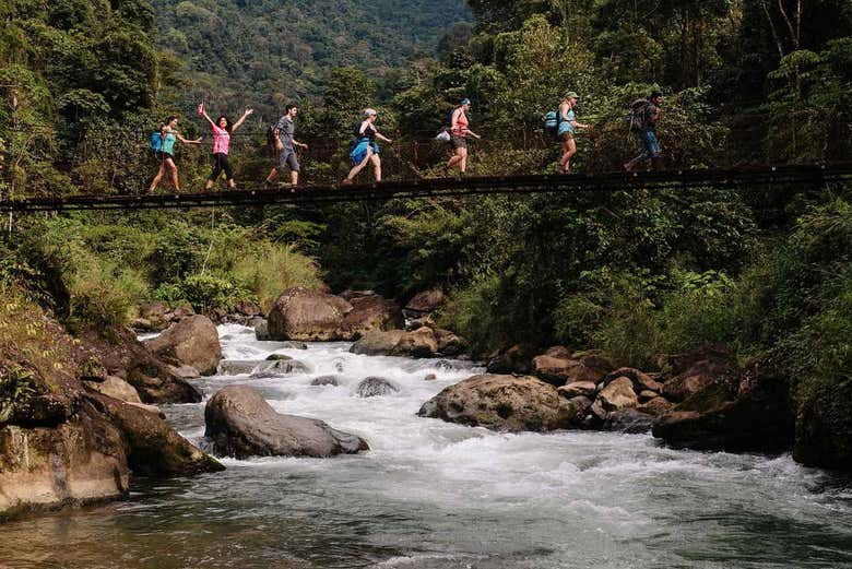 Vista impressionante do rio Savegre 