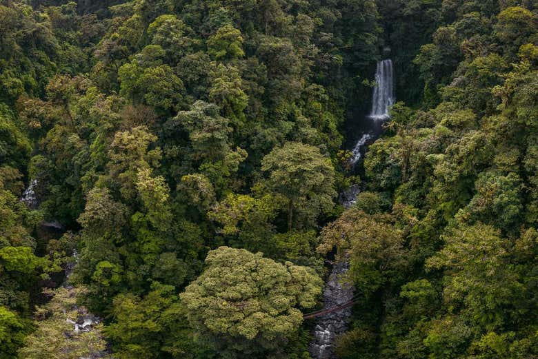 Panorâmica de El Tigre Waterfalls