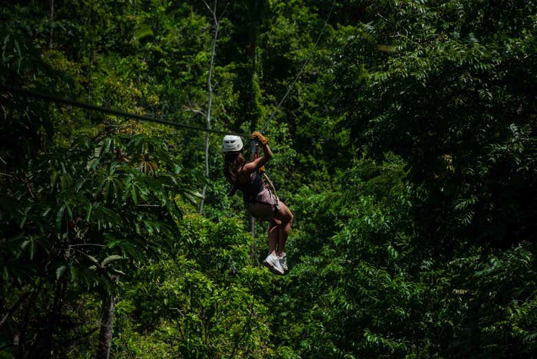 Atravesando la selva de Costa Rica