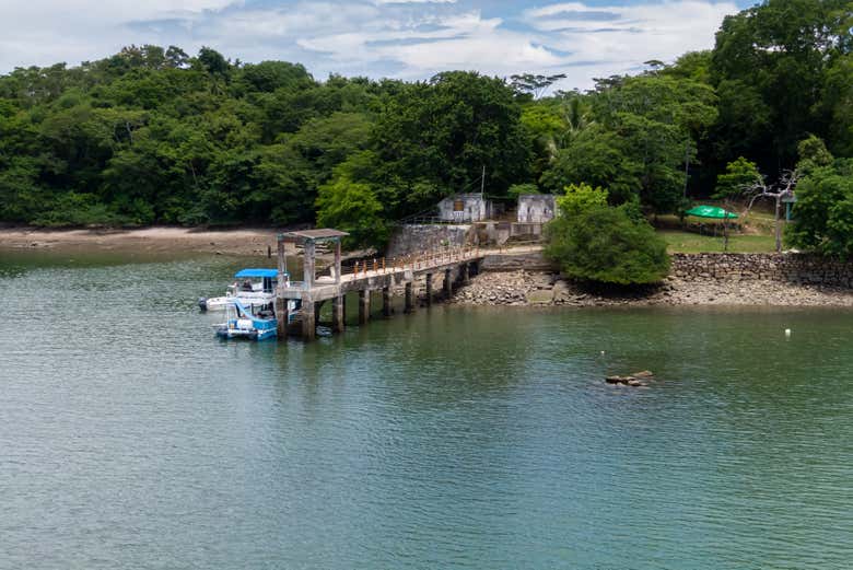 Molo dell'isola di San Lucas