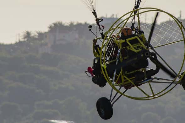 Vuelo en paramotor sobre Aranjuez