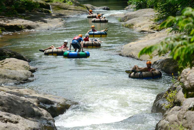 Tubing down the Negro River