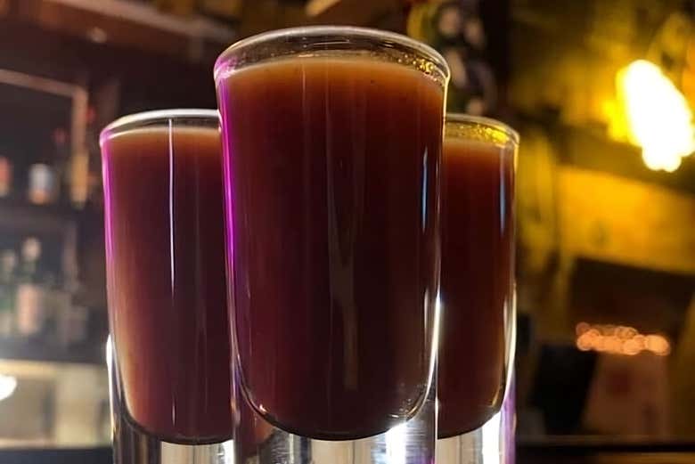 Enjoy a few shots to liven up the evening