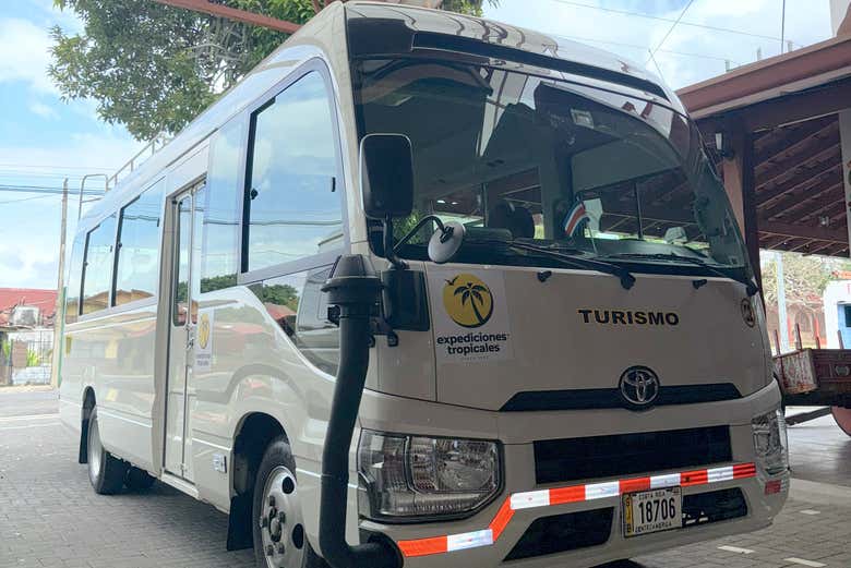 El vehículo en el que viajaremos a La Fortuna