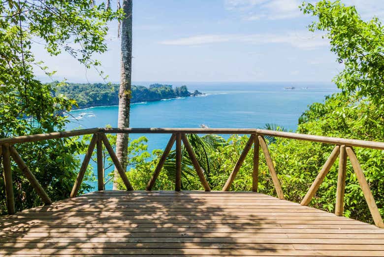 Viewpoint in the Manuel Antonio National Park