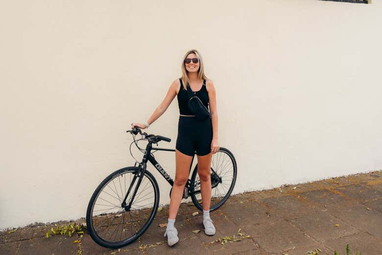 Una foto para el recuerdo con la bici