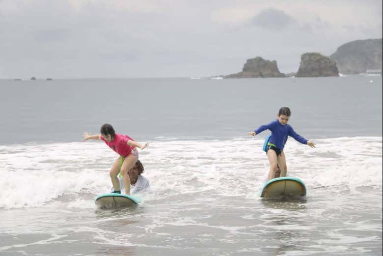 Learning how to ride the waves