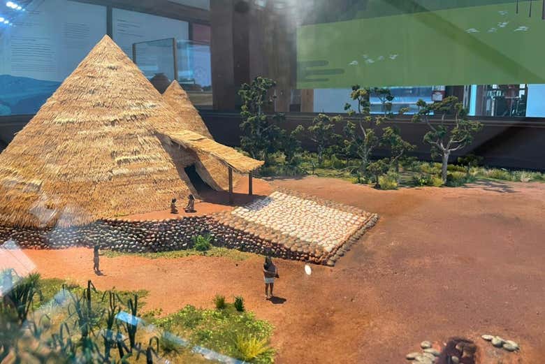 Modèle exposé au Musée du site archéologique Finca 6