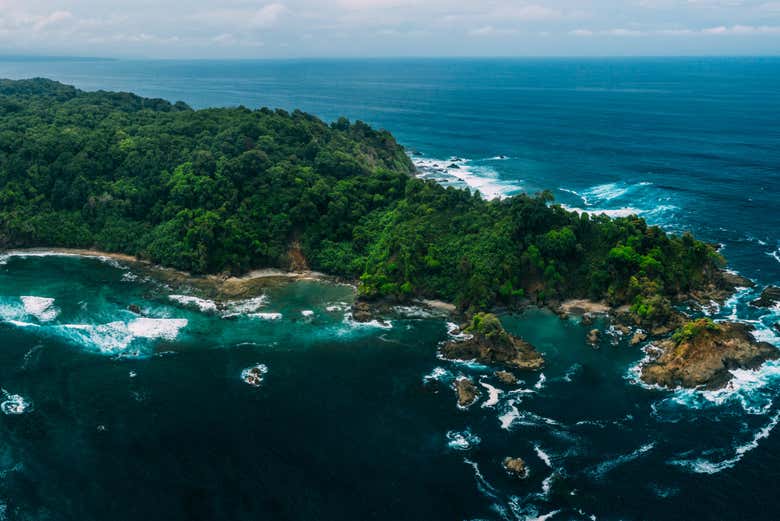 Panorámica de la isla del Caño