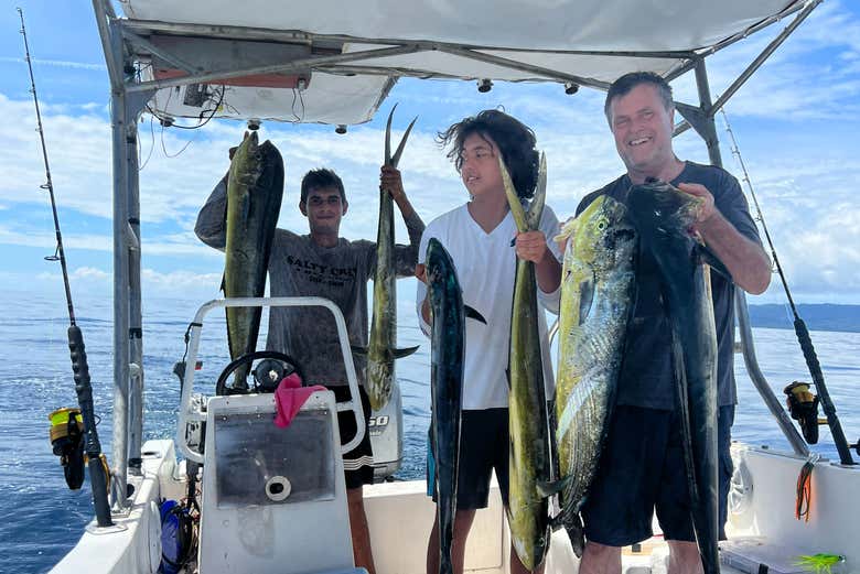 Mostrando la pesca