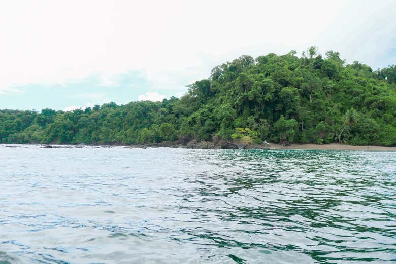 Vista de la isla del Caño