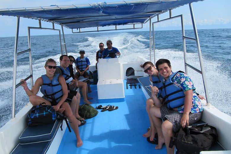 Navigation dans le parc national Marino Ballena