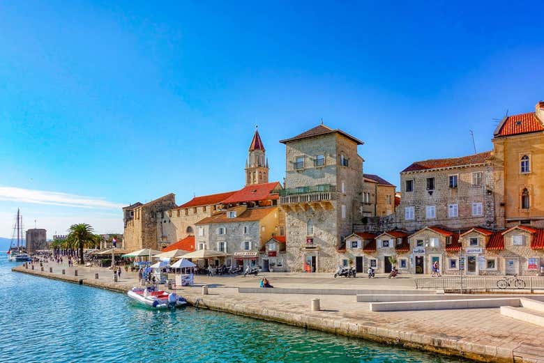 Llegando a Trogir