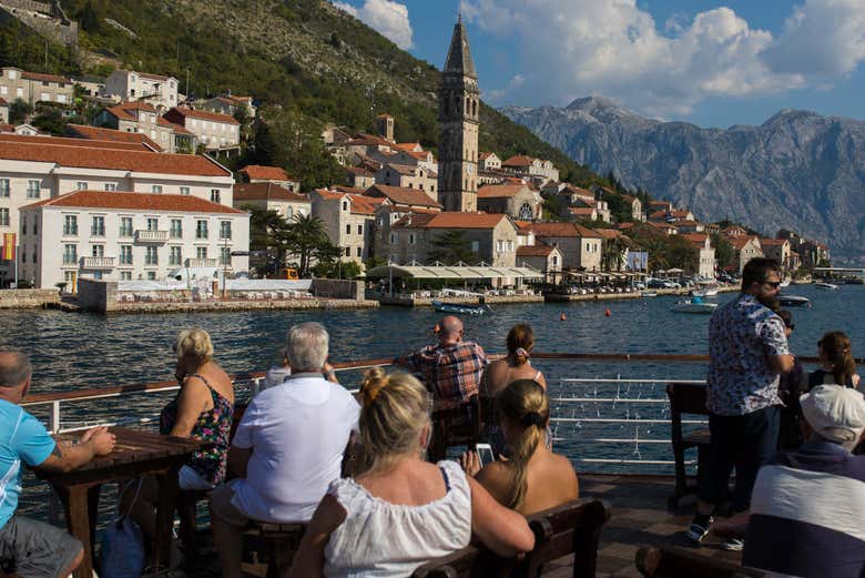 Vue sur la baie de Kotor