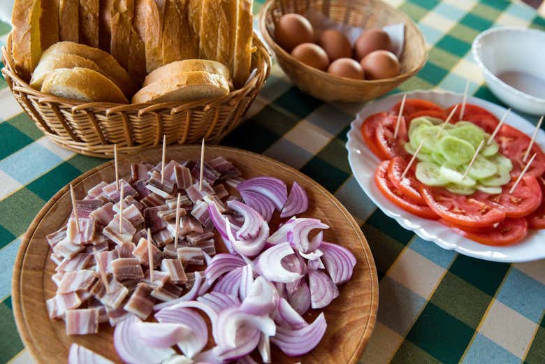 Vous pourrez profiter de délicieux encas traditionnels !