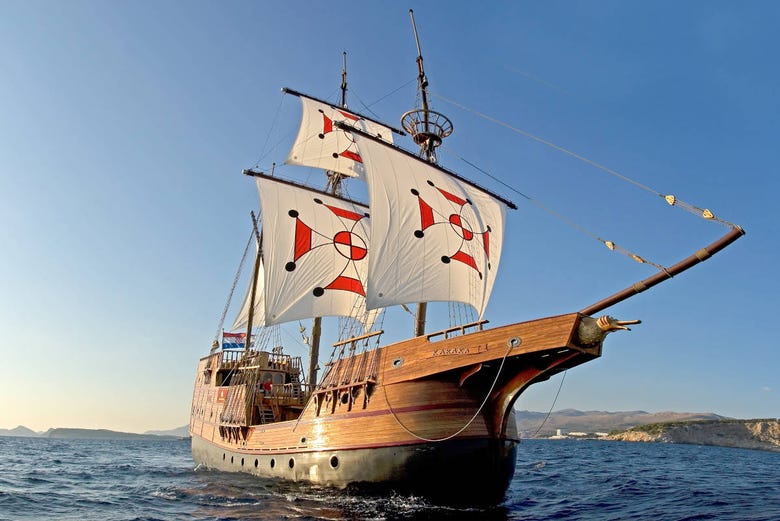 Navigation sur les eaux de Dubrovnik