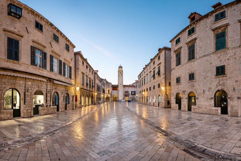 Stradun, calle principal de Dubrovnik