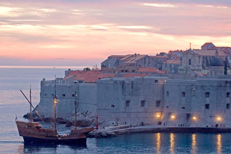 Dubrovnik al tramonto