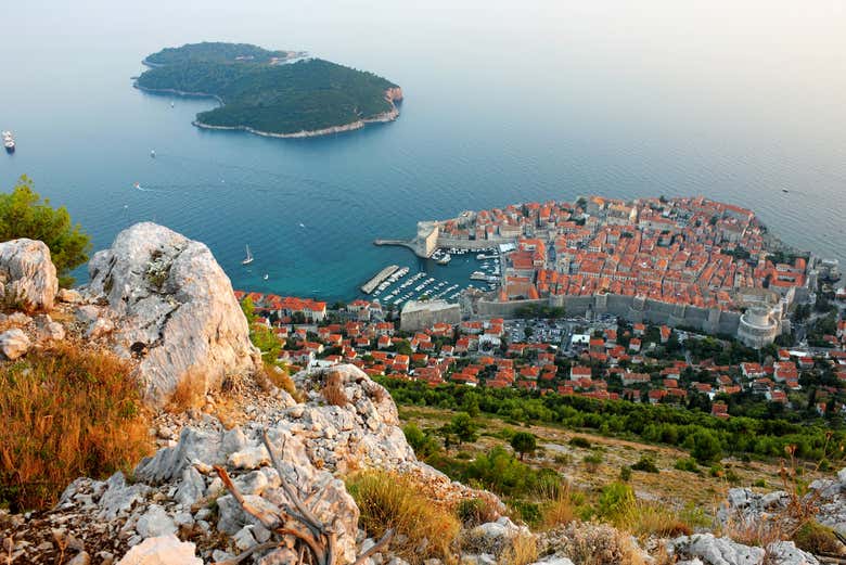 Vistas desde el monte Srđ