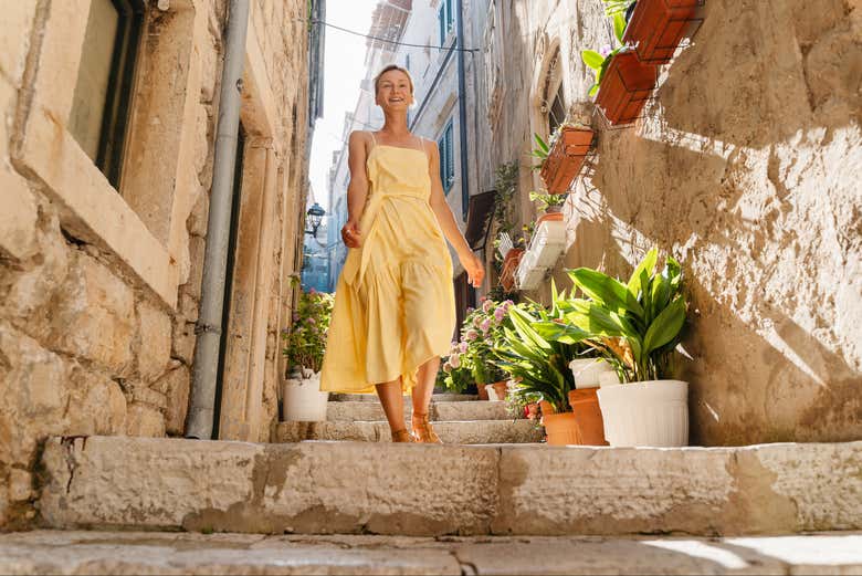 Explorando las callejuelas de Dubrovnik