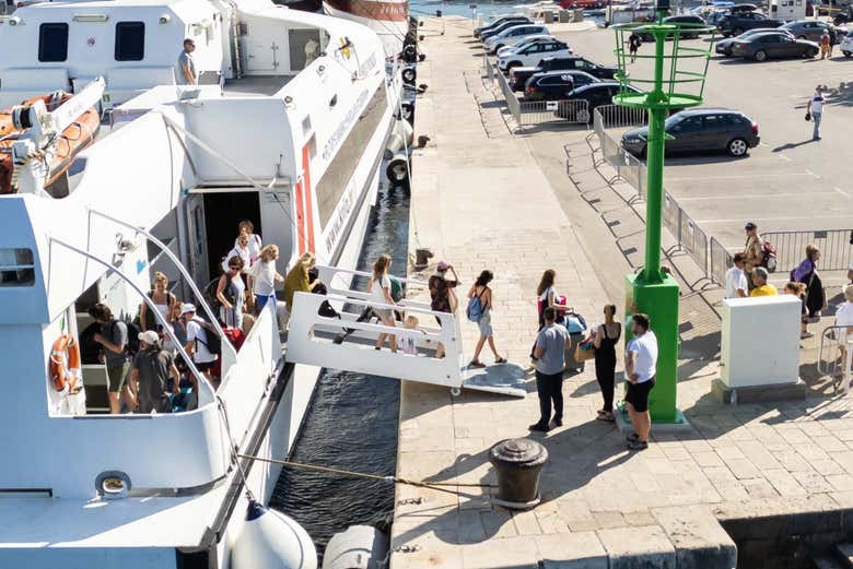 Desembarcando en Dubrovnik