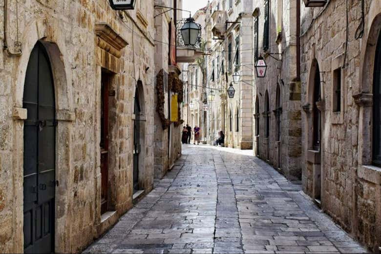 Callejuelas en el centro de Dubrovnik