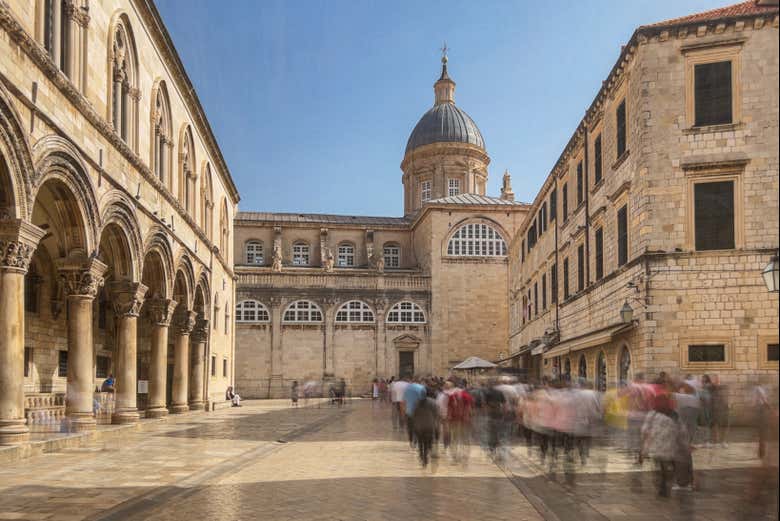 Calle Stradun, la vía principal de Dubrovnik 