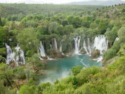 As cascatas de Kravice