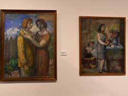 Pinturas da exposição